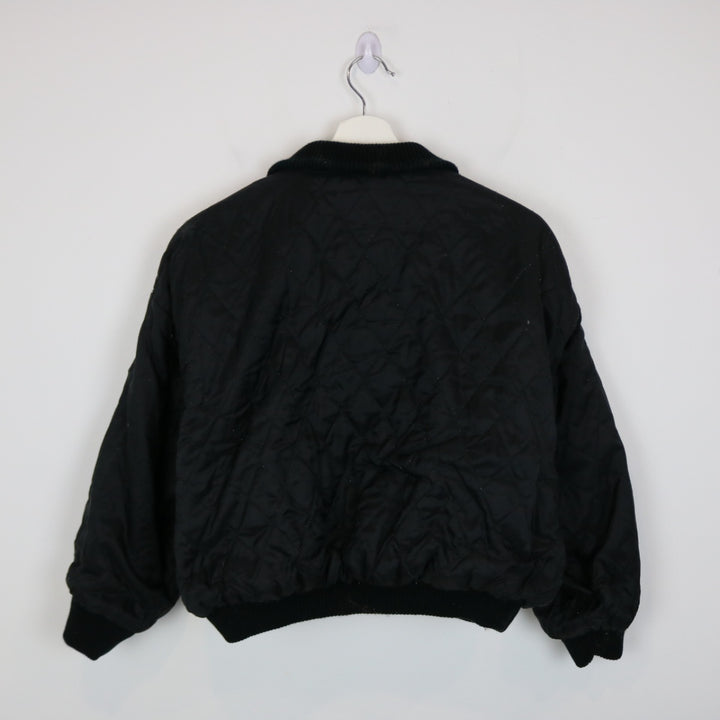Vintage 1989 Elleme Collection Cropped Reversible Jacket - M-NEWLIFE Clothing