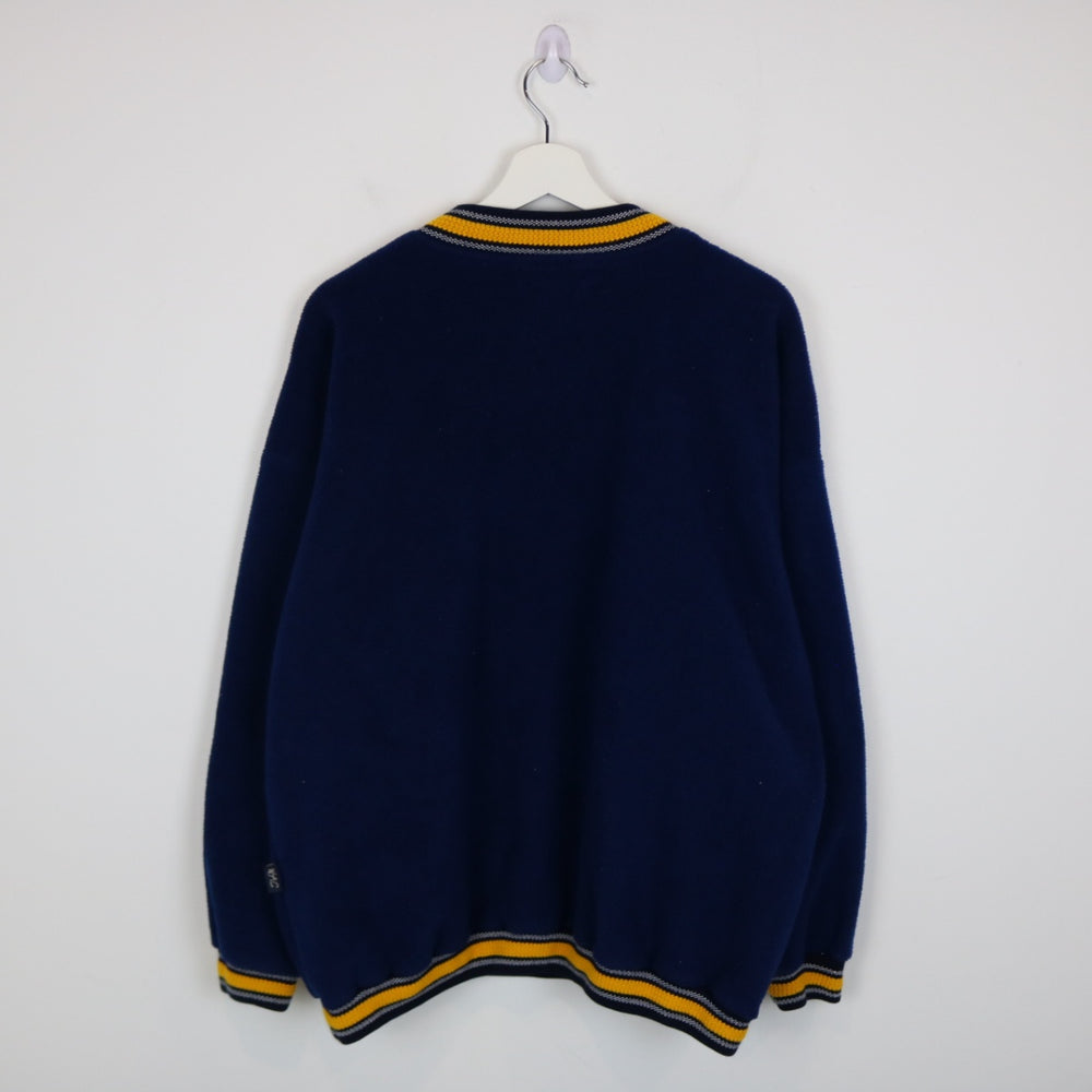Vintage 90's Ford Eight Ender Fleece Quarter Zip Sweater - XL-NEWLIFE Clothing