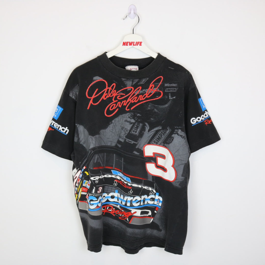 Vintage 1993 Dale Earnhardt Nascar AOP Racing Tee - L-NEWLIFE Clothing