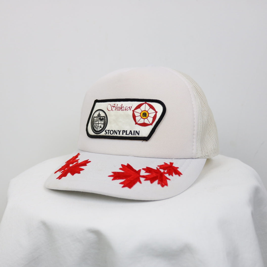 Vintage 80's Shikaoi Stony Plain Trucker Hat - OS-NEWLIFE Clothing