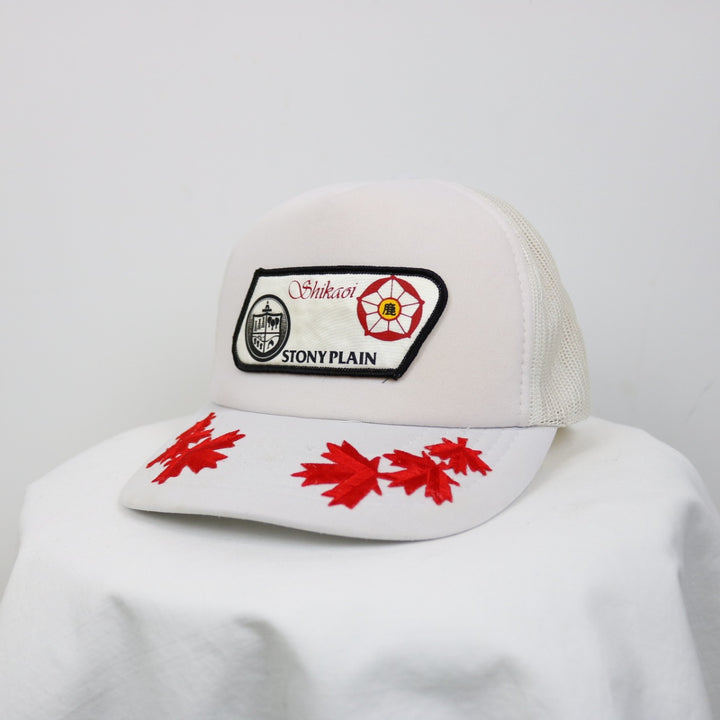 Vintage 80's Shikaoi Stony Plain Trucker Hat - OS-NEWLIFE Clothing