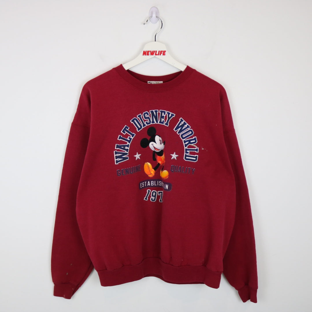 Vintage 00's Walt Disney World Mickey Mouse Crewneck - L-NEWLIFE Clothing