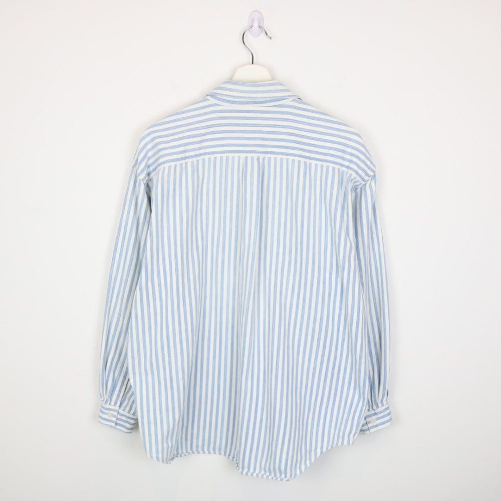 Vintage 90's Bay Club Striped Button Up - L-NEWLIFE Clothing