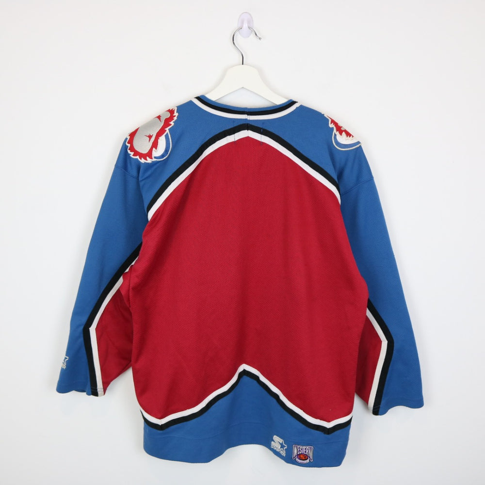 Vintage 90's Colorado Avalanche Starter Jersey - M-NEWLIFE Clothing