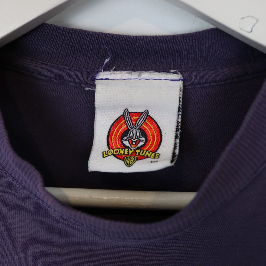 Vintage 1998 Looney Tunes Tweety Bird Grape Tee - M-NEWLIFE Clothing