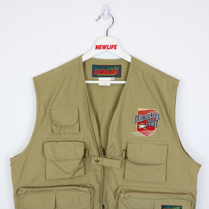 Vintage 90's Milwaukee's Best Miller Beer Vest - XL-NEWLIFE Clothing