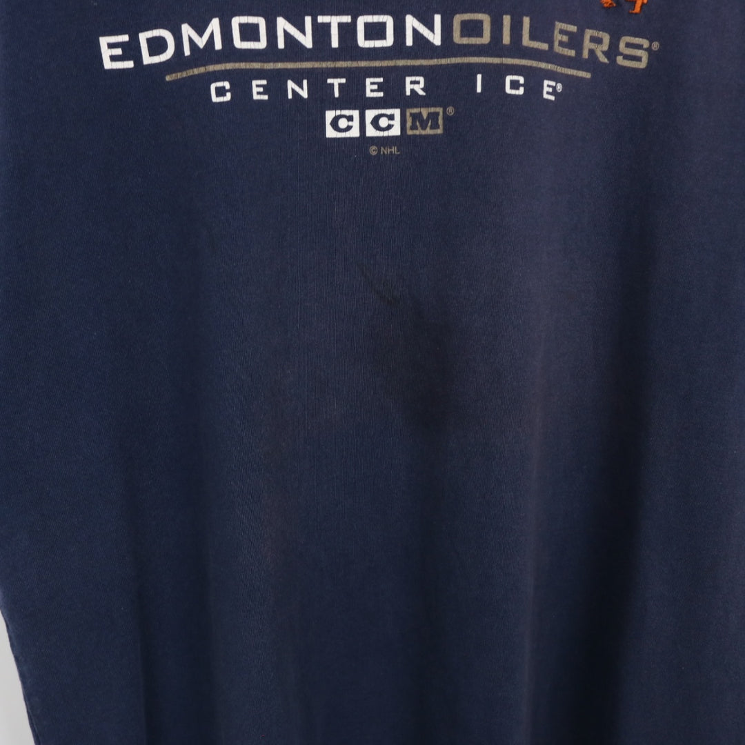 VIntage 00's Chris Pronger Edmonton Oilers Tee - L-NEWLIFE Clothing