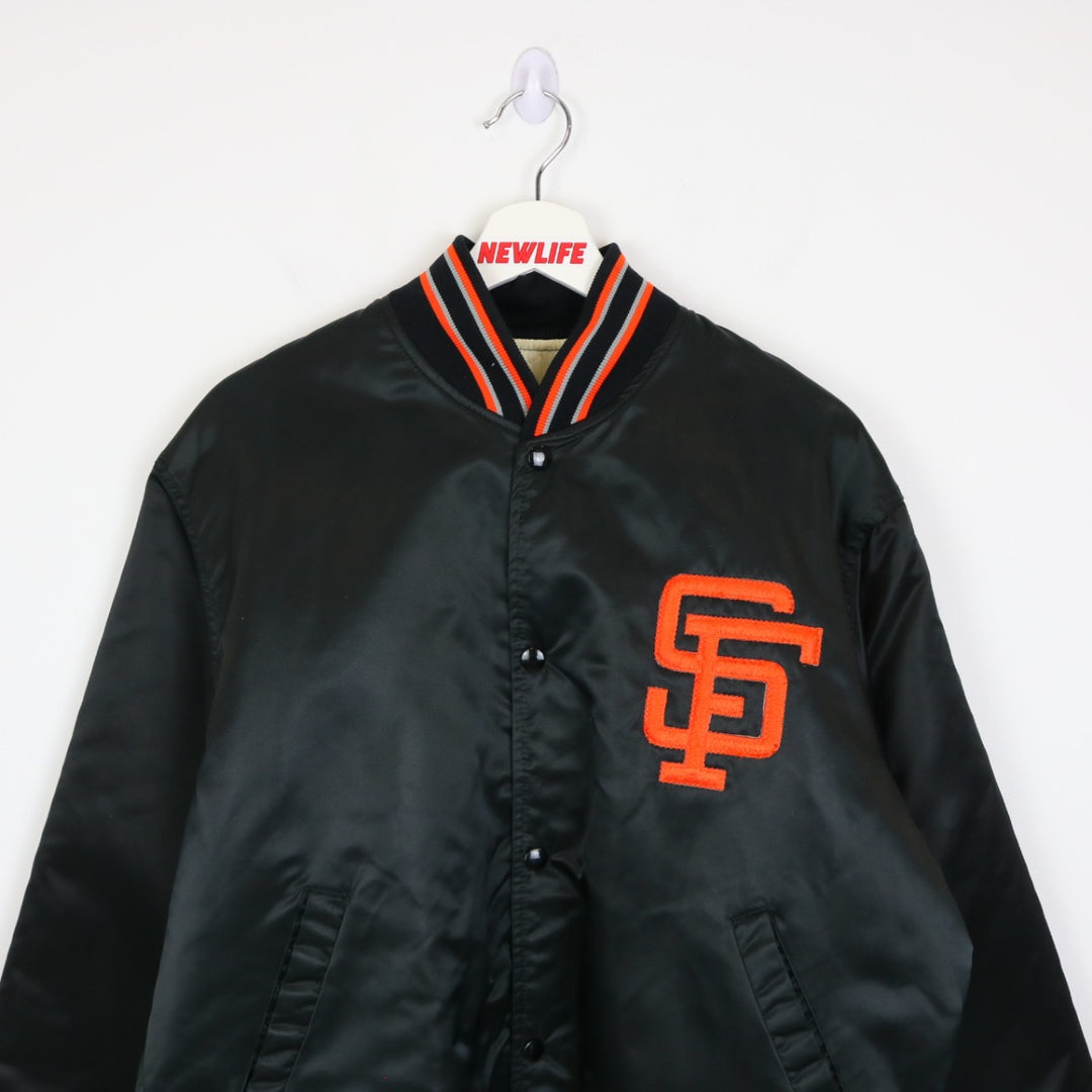 Vintage 90's San Francisco Giants Satin Starter Jacket - L-NEWLIFE Clothing