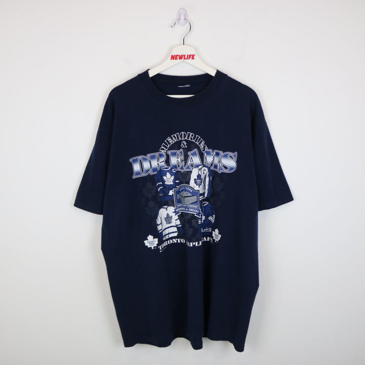 Vintage 1999 Toronto Maple Leaf Gardens Memories &amp; Dreams NHL Tee - XL-NEWLIFE Clothing