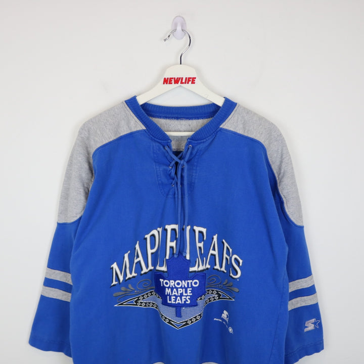 Vintage 1992 Toronto Maple Leafs Starter Jersey - L-NEWLIFE Clothing