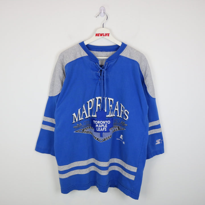 Vintage 1992 Toronto Maple Leafs Starter Jersey - L-NEWLIFE Clothing
