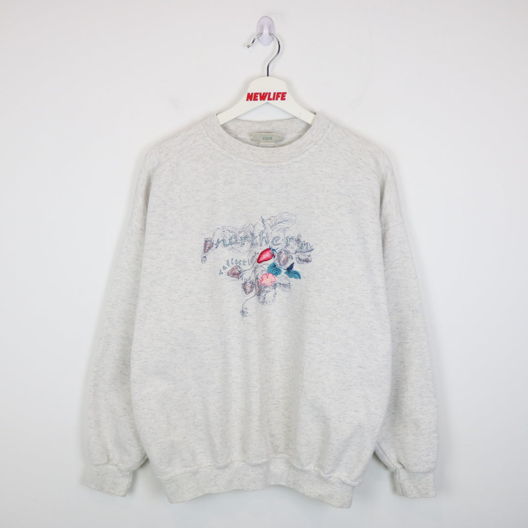 Vintage 90's Northern Reflections Strawberry Nature Crewneck - M-NEWLIFE Clothing