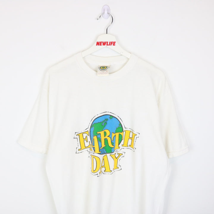 Vintage 90's Earth Day Nature Tee - L-NEWLIFE Clothing
