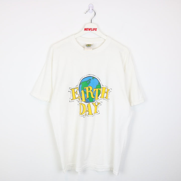 Vintage 90's Earth Day Nature Tee - L-NEWLIFE Clothing