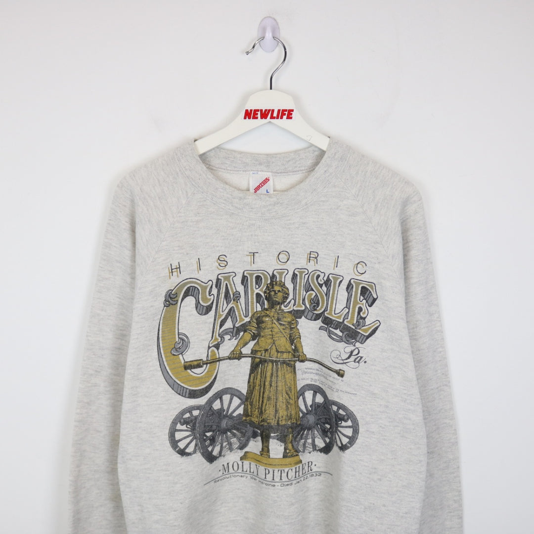 Vintage 1991 Historic Carlisle Molly Pitcher Crewneck - M-NEWLIFE Clothing