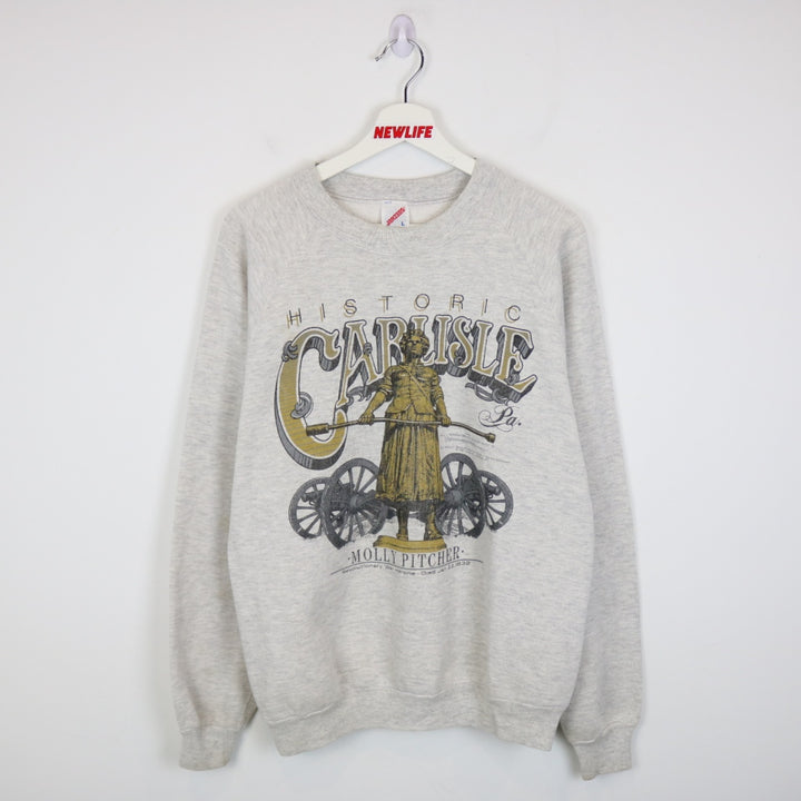 Vintage 1991 Historic Carlisle Molly Pitcher Crewneck - M-NEWLIFE Clothing