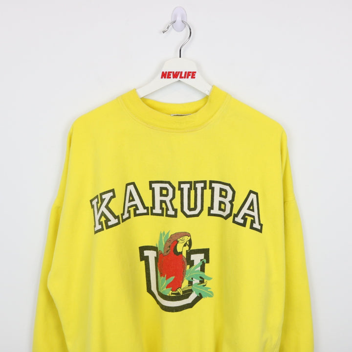 Vintage 90's Karuba University Crewneck - L/XL-NEWLIFE Clothing