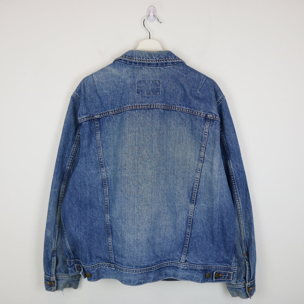 Vintage 90's Mustang Roughrider Denim Jacket - XL-NEWLIFE Clothing