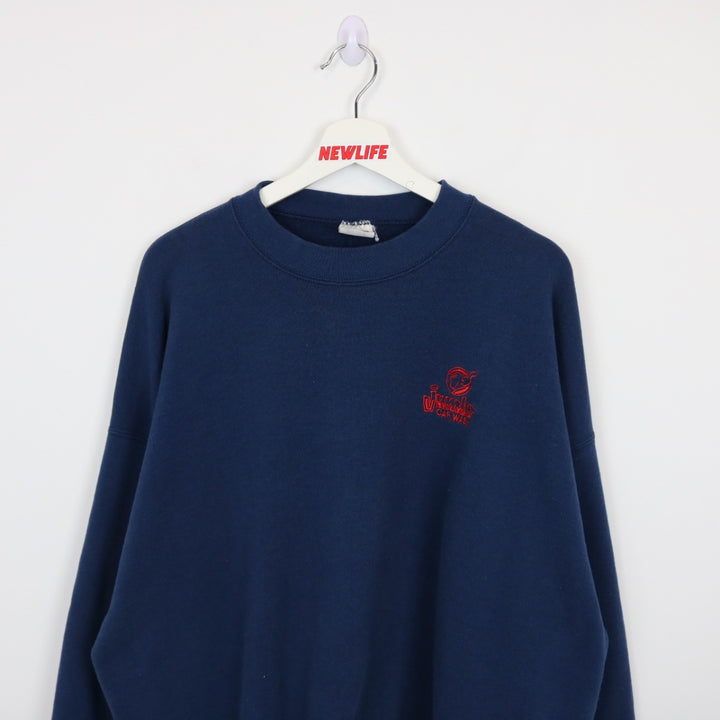 Vintage 90's Jumbo Carwash Crewneck - XL/XXL-NEWLIFE Clothing