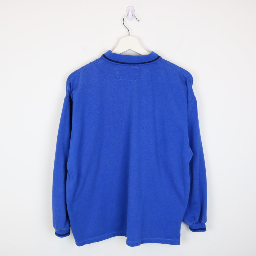 Vintage 1990 Energie Long Sleeve Polo Shirt - L-NEWLIFE Clothing