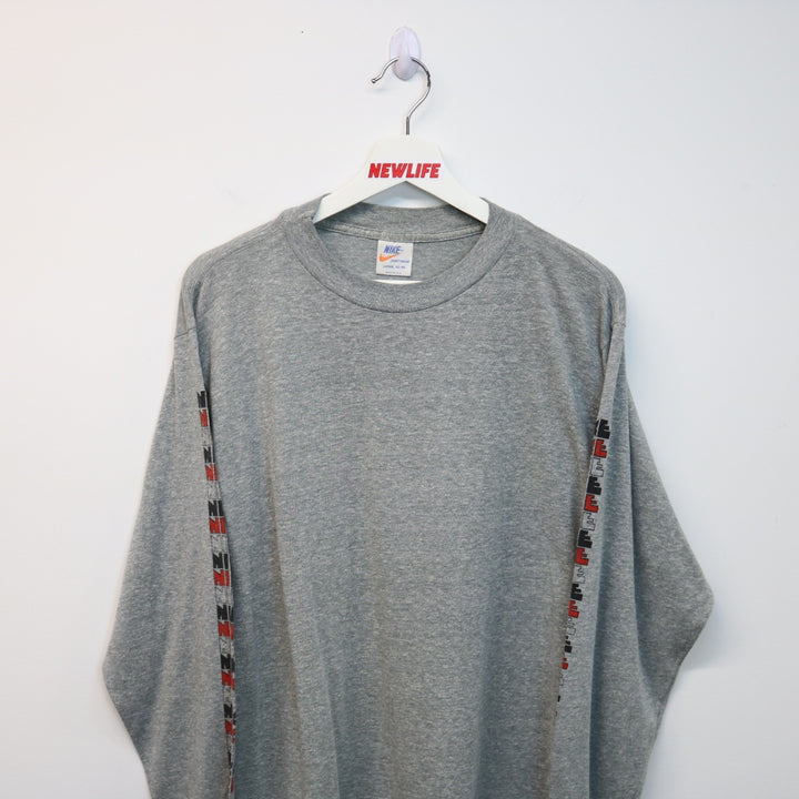 Vintage 70/80's Nike Long Sleeve Tee - M-NEWLIFE Clothing