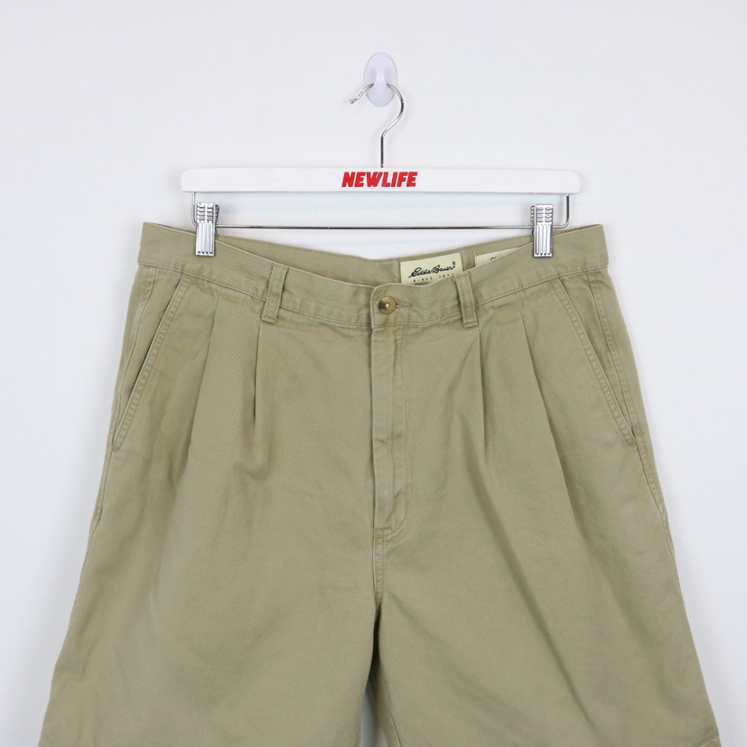 Vintage Eddie Bauer Pleated Shorts - 35"-NEWLIFE Clothing