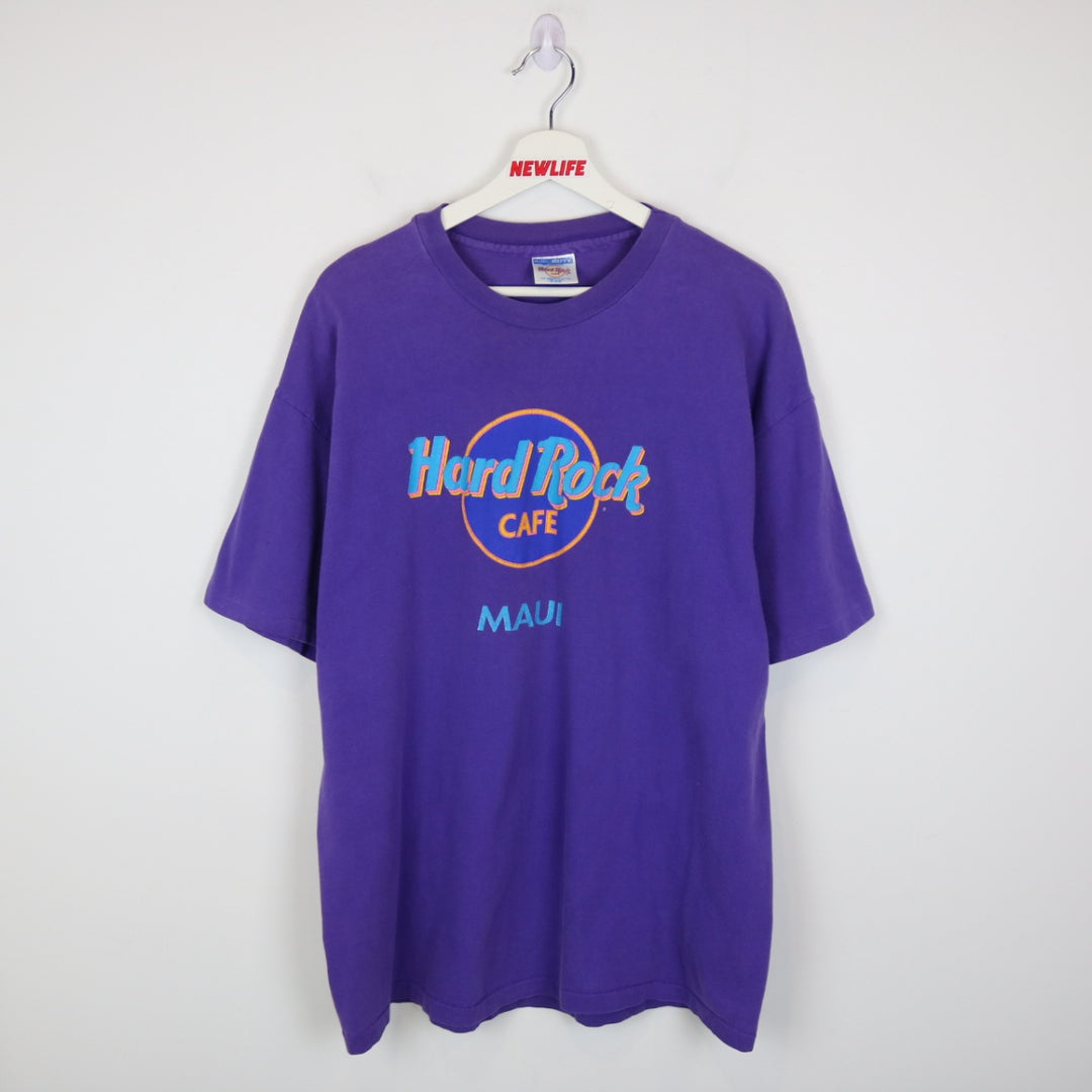 Vintage 90's Hard Rock Cafe Maui Tee - XL-NEWLIFE Clothing