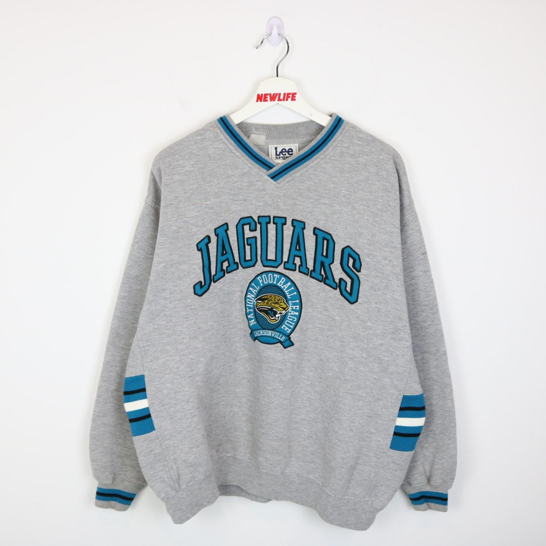 Vintage 90's Jacksonville Jaguars NFL Crewneck - L-NEWLIFE Clothing