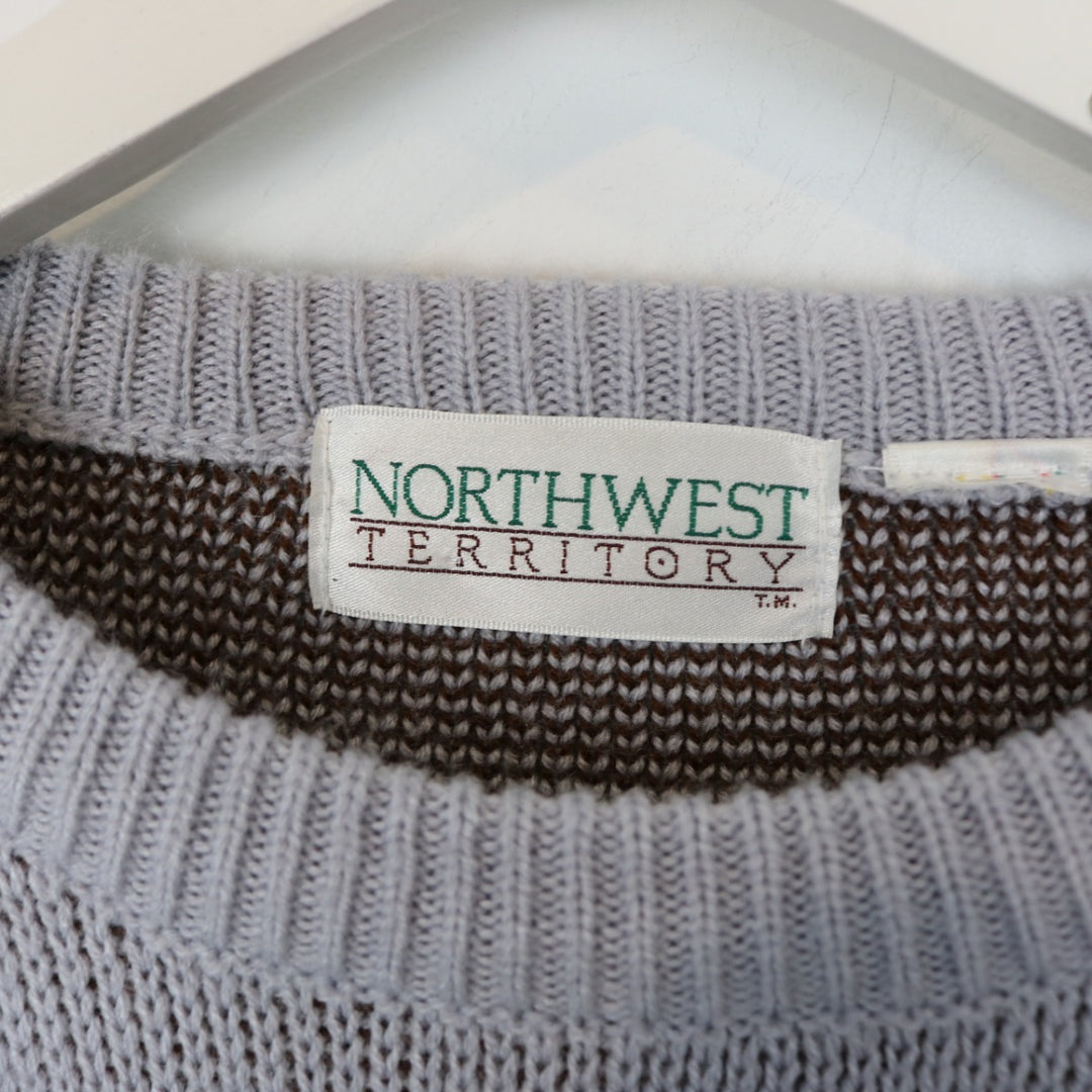 Vintage 90's Northwest Territory Patterned Knit Sweater - M/L-NEWLIFE Clothing