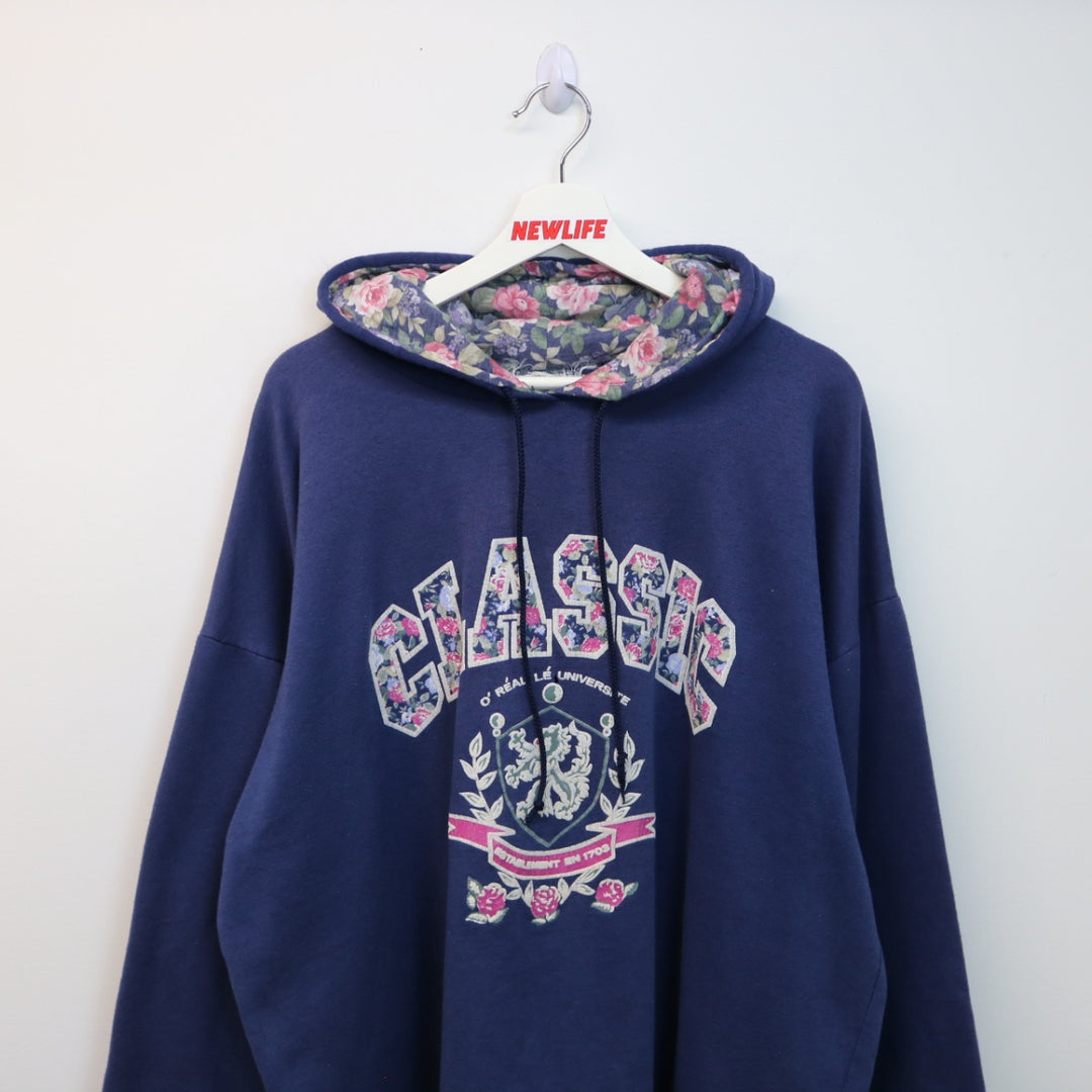 Vintage Classsic University Floral Hoodie - XL-NEWLIFE Clothing