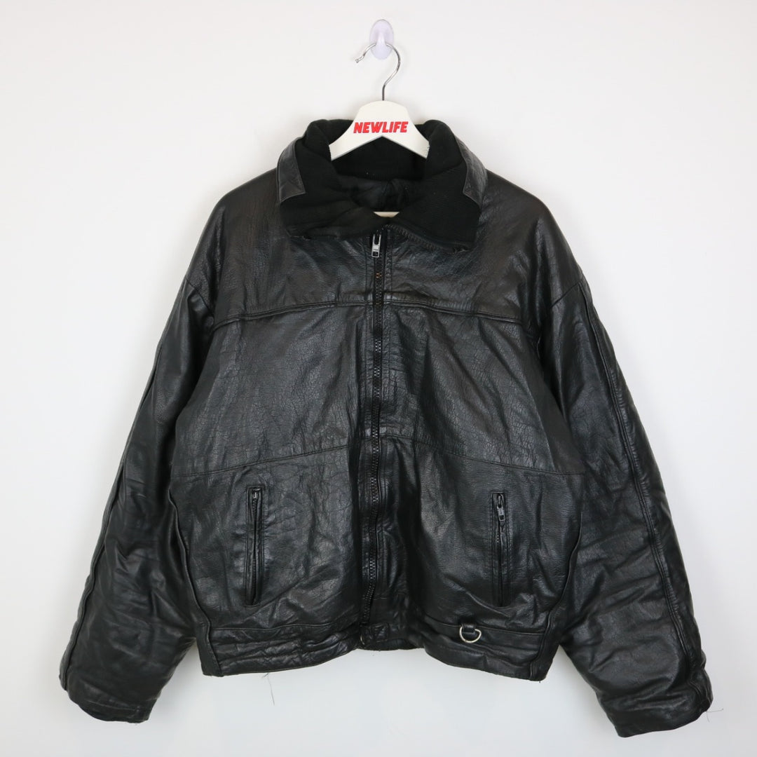 Vintage Road Gear Leather Jacket - XL-NEWLIFE Clothing