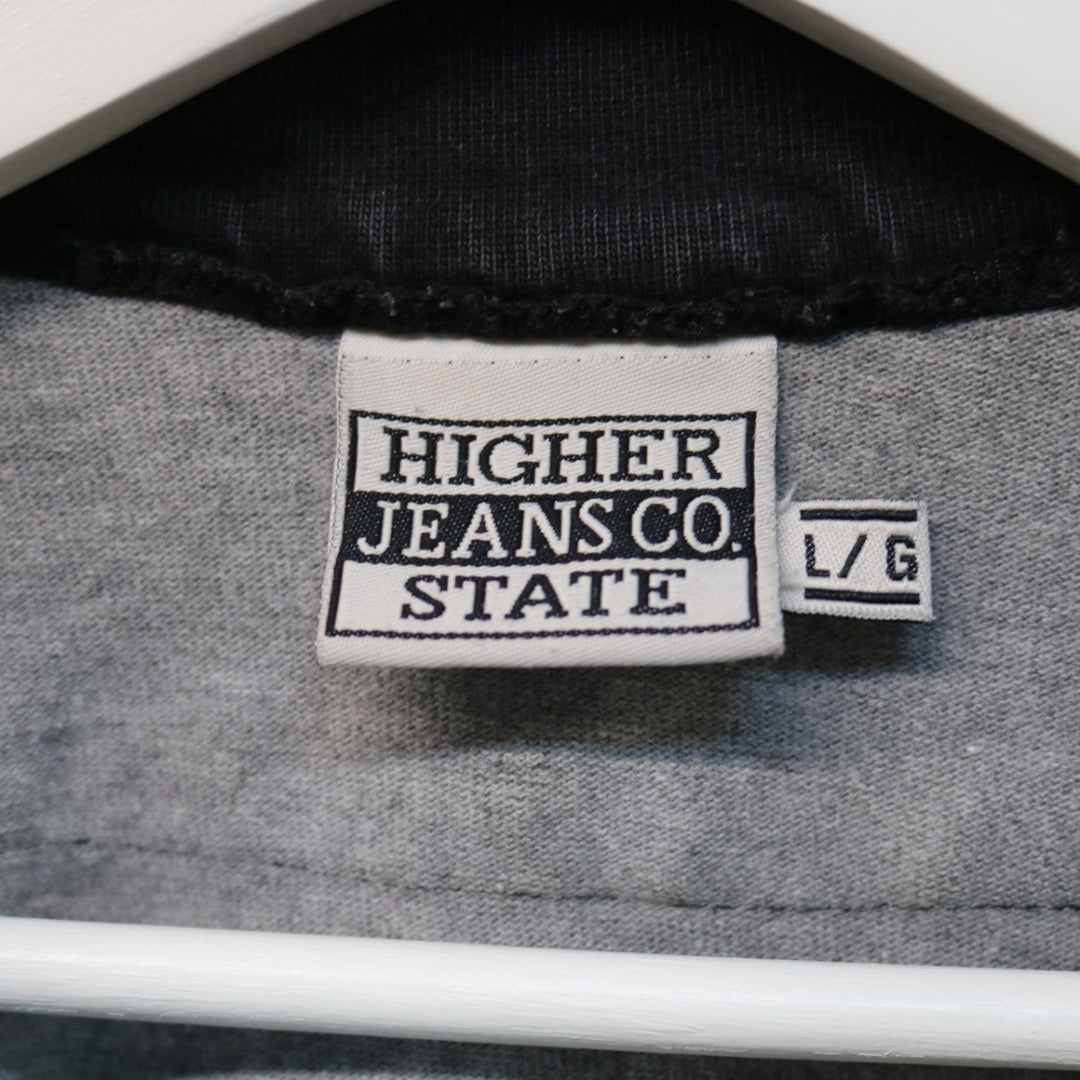 Vintage Higher State Athletic Quarter Zip Sweater - L-NEWLIFE Clothing