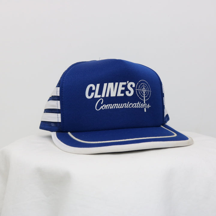 Vintage 80's Cline's Communications Trucker Hat - OS-NEWLIFE Clothing