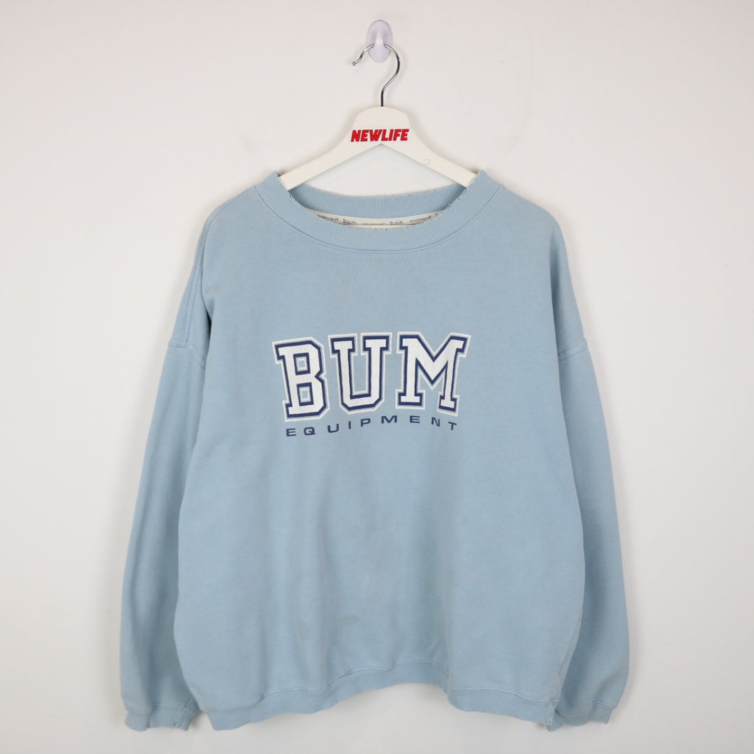 Vintage 90's BUM Equipment Crewneck - L-NEWLIFE Clothing