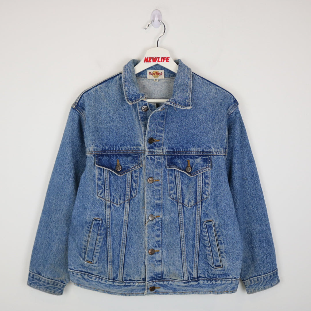 Vintage 90's Hard Rock Cafe Bangkok Denim Jacket - M-NEWLIFE Clothing