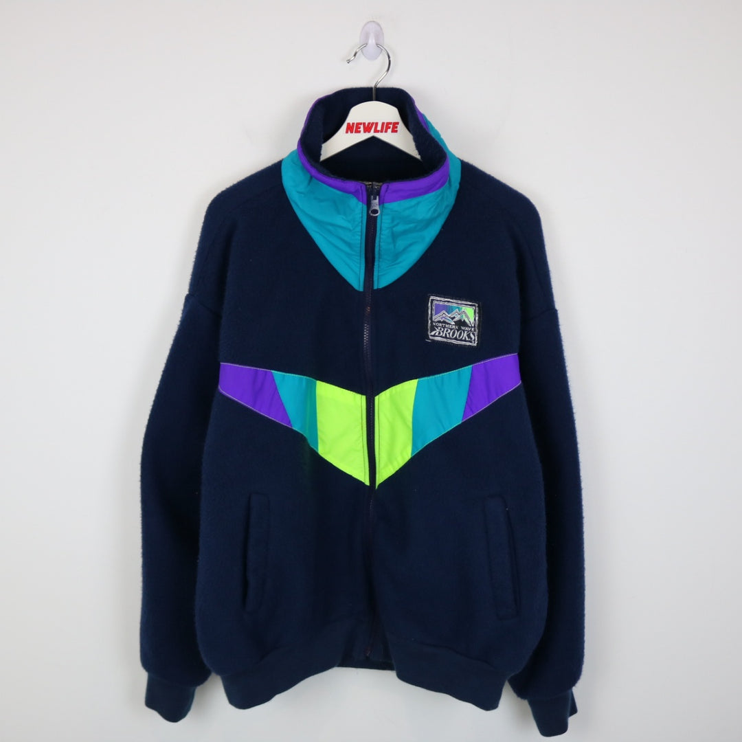 Vintage 90's Northern Wave Brooks Fleece Jacket - XL-NEWLIFE Clothing