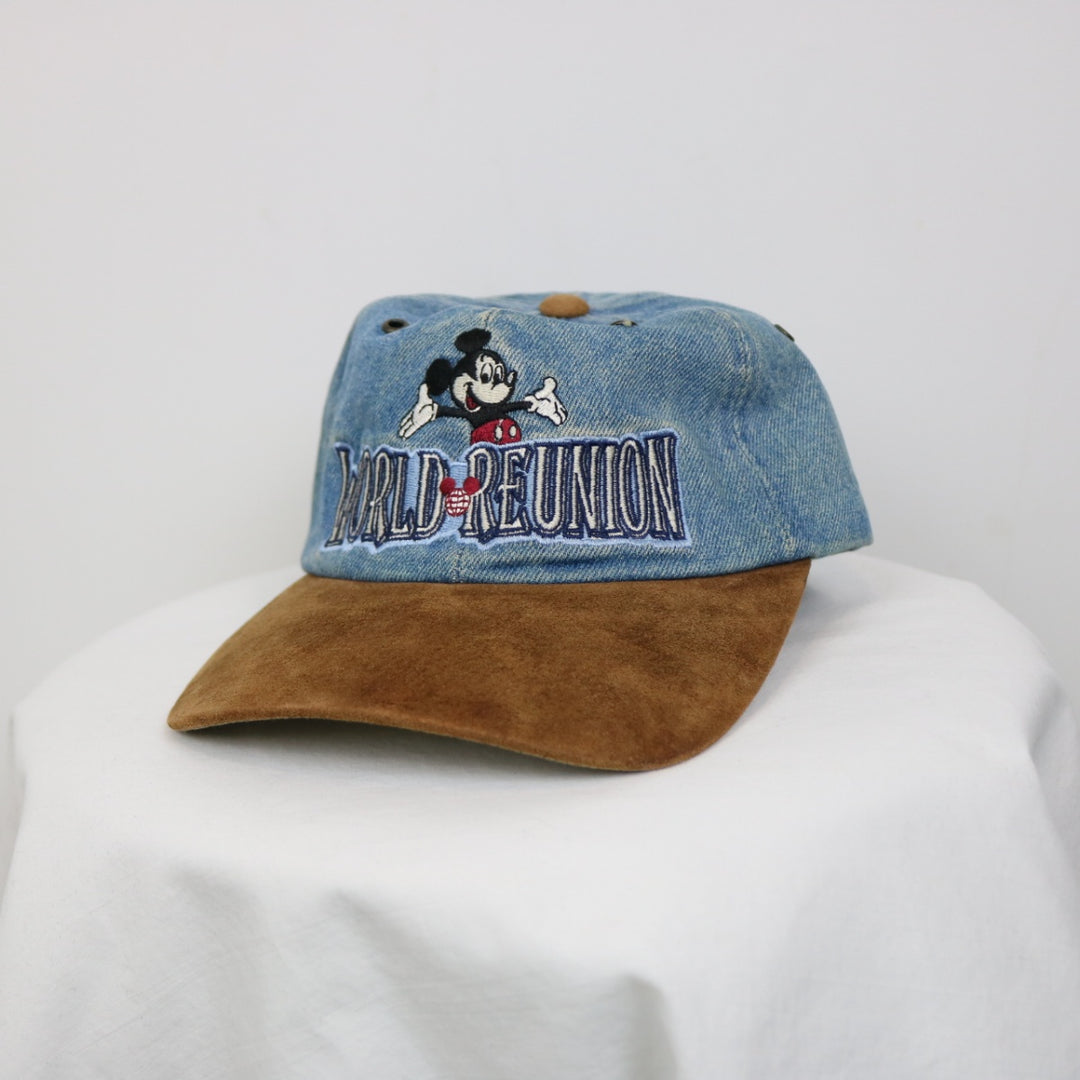 Vintage 1996 Disney World Reunion 25th Anniversary Denim Hat - OS-NEWLIFE Clothing