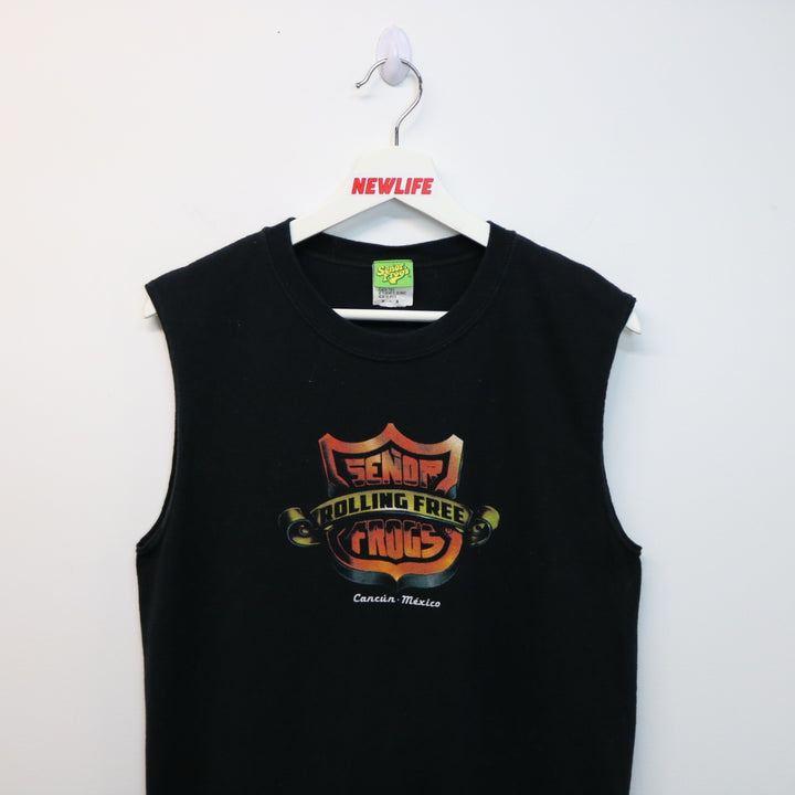 Senor Frogs Motorcycle Tank Top - M-NEWLIFE Clothing