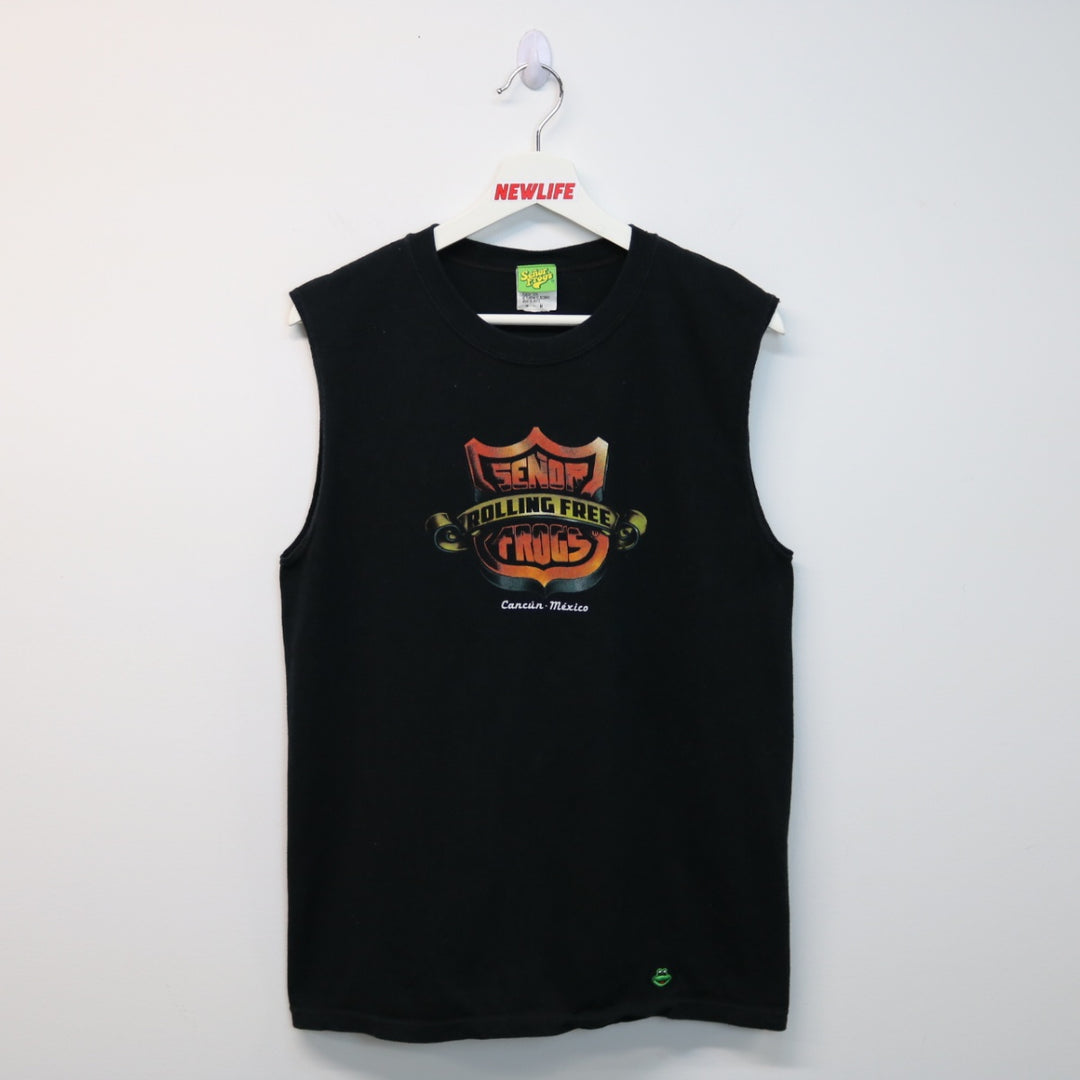 Senor Frogs Motorcycle Tank Top - M-NEWLIFE Clothing