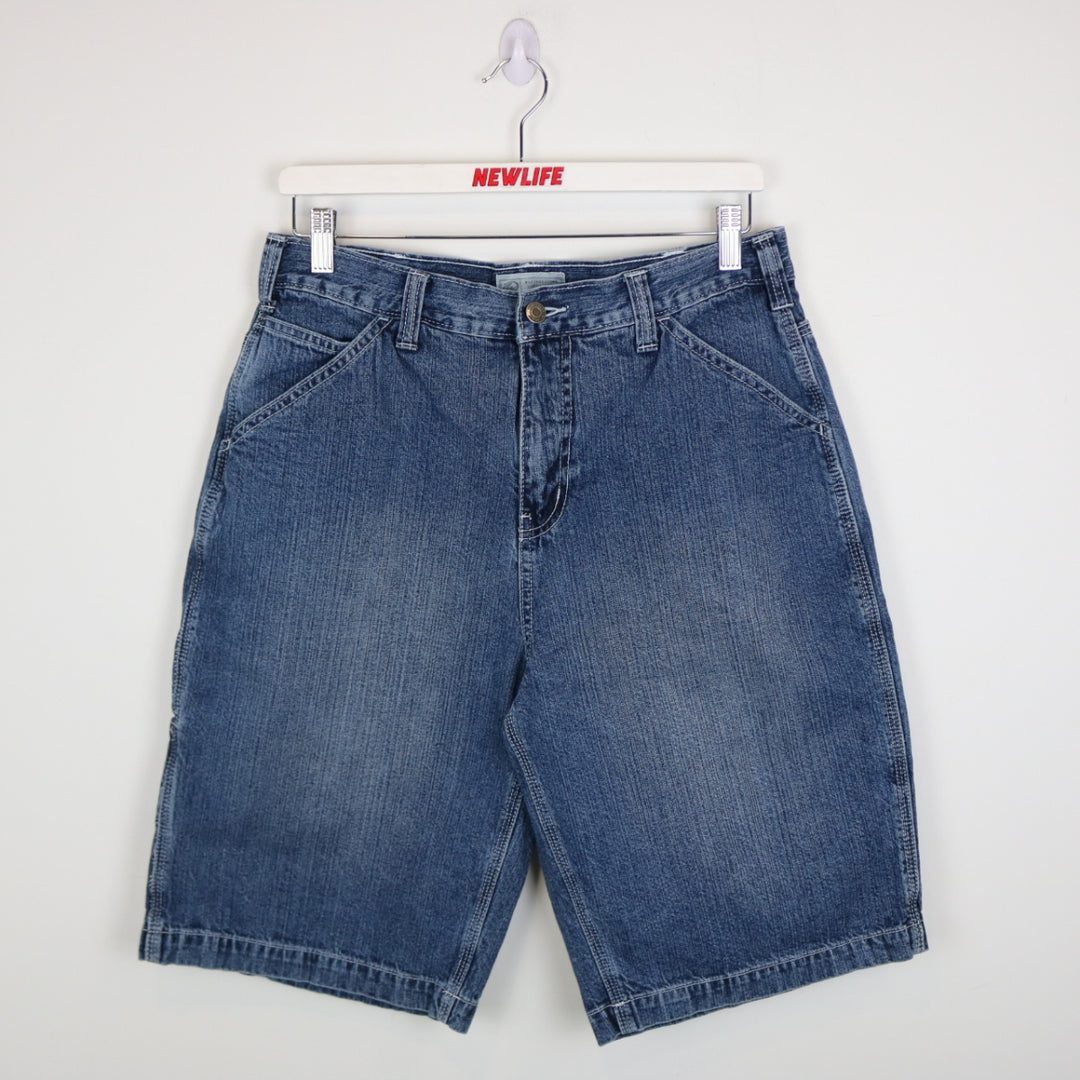 Vintage 00's Denim Carpenter Work Shorts - 32"-NEWLIFE Clothing