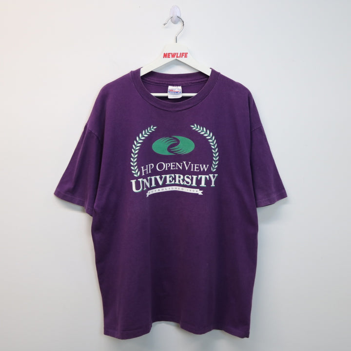 Vintage 90's HP Open View University Tee - XL-NEWLIFE Clothing