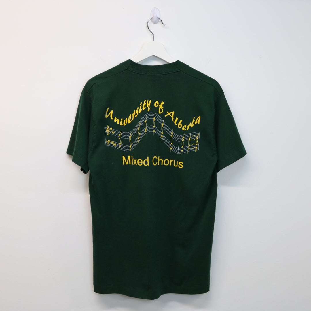 Vintage 90's University of Alberta Music Tee - M-NEWLIFE Clothing