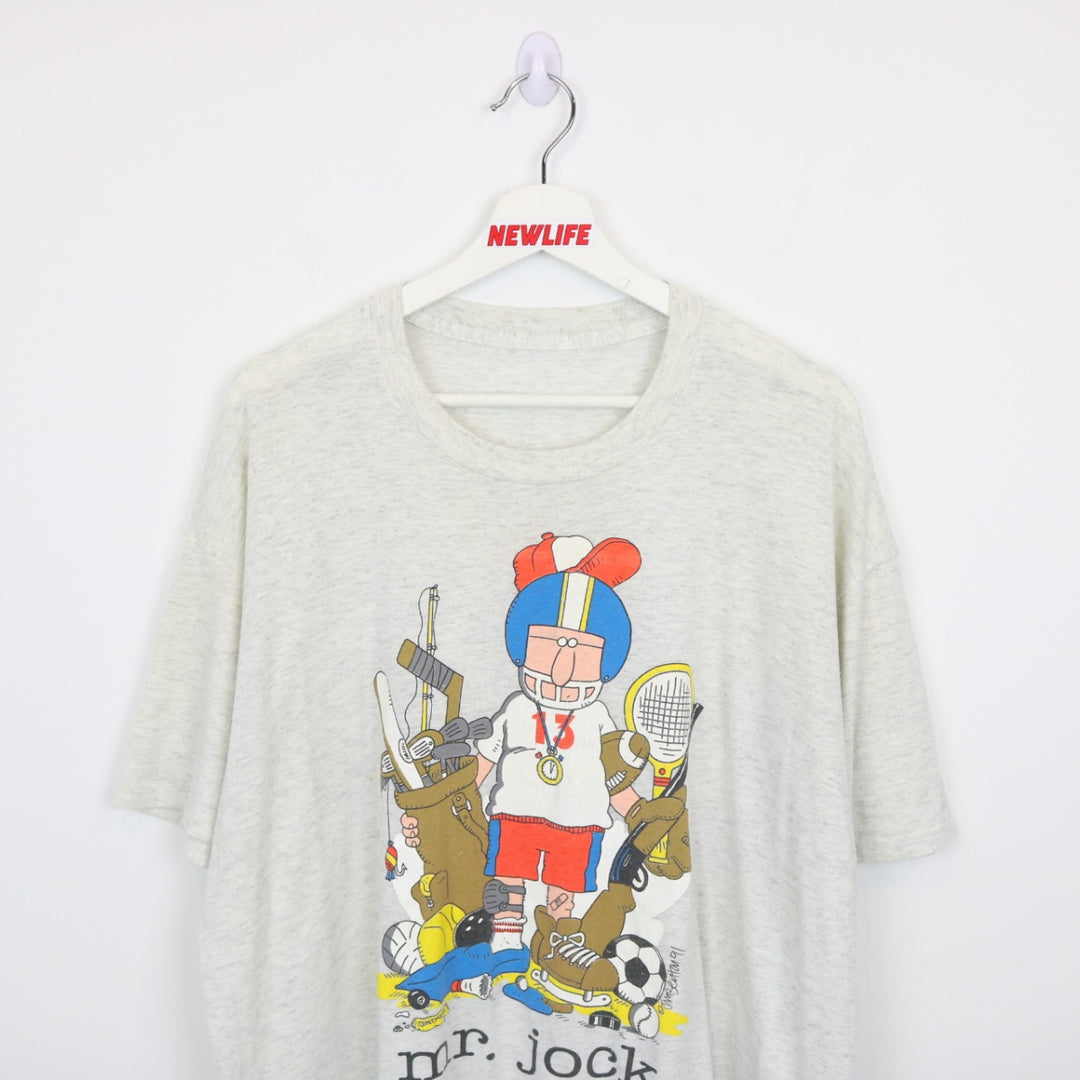 Vintage 1991 Jim Benton Mr. Jock Tee - XL-NEWLIFE Clothing