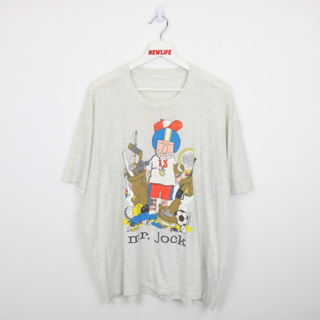 Vintage 1991 Jim Benton Mr. Jock Tee - XL-NEWLIFE Clothing