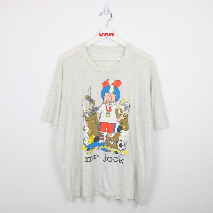 Vintage 1991 Jim Benton Mr. Jock Tee - XL-NEWLIFE Clothing