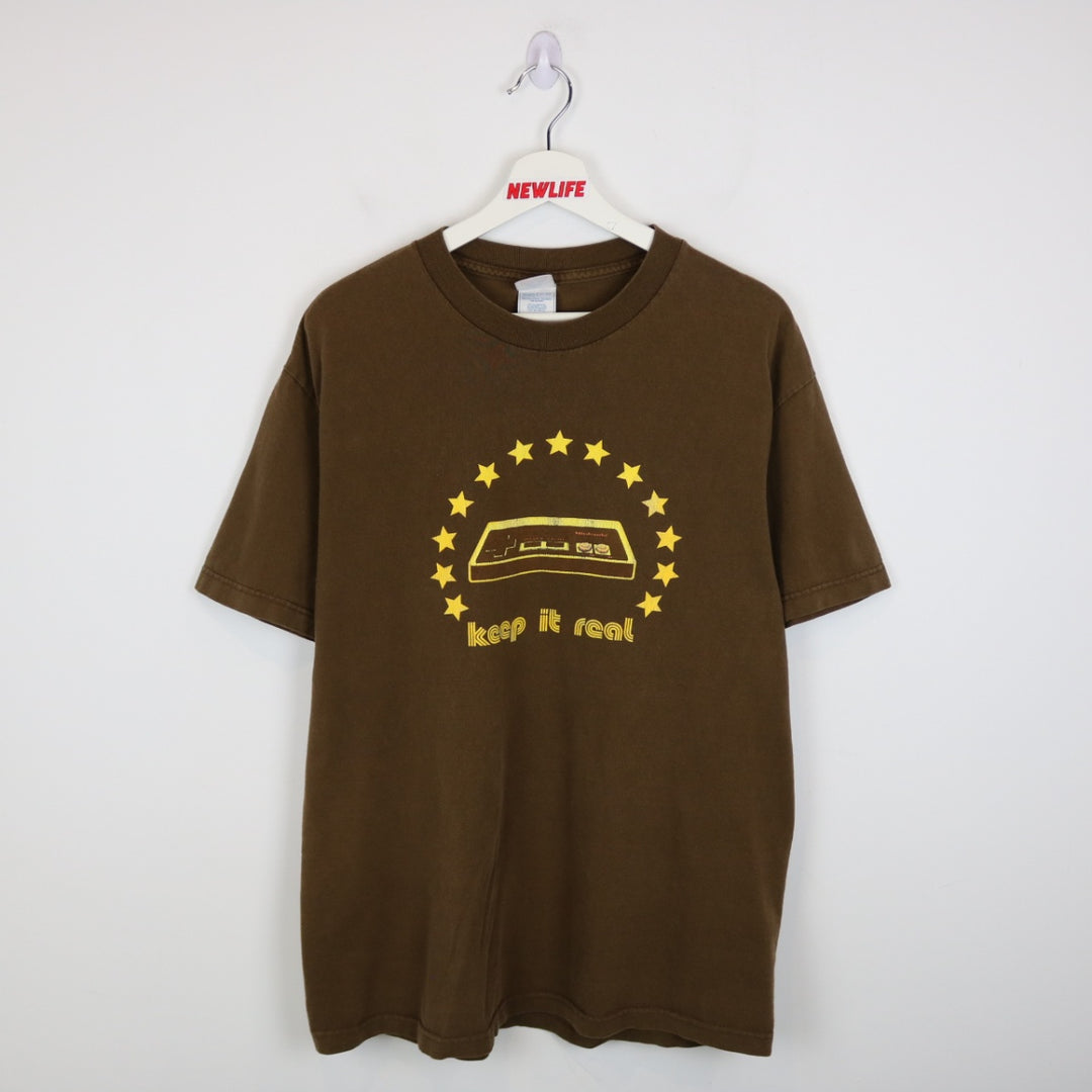 Vintage 00's Keep it Real Nintendo Tee - L-NEWLIFE Clothing