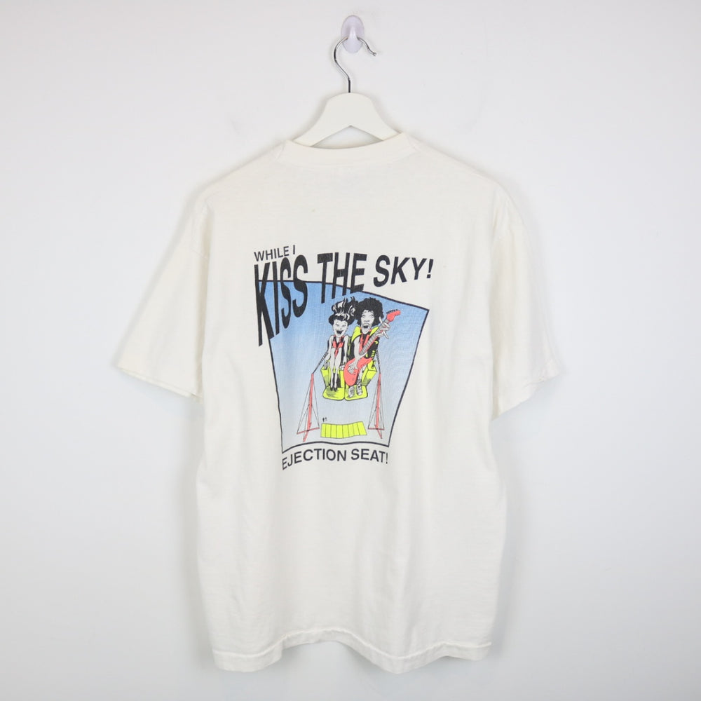 Vintage 90's Excuse Me While I Kiss the Sky Tee - L-NEWLIFE Clothing