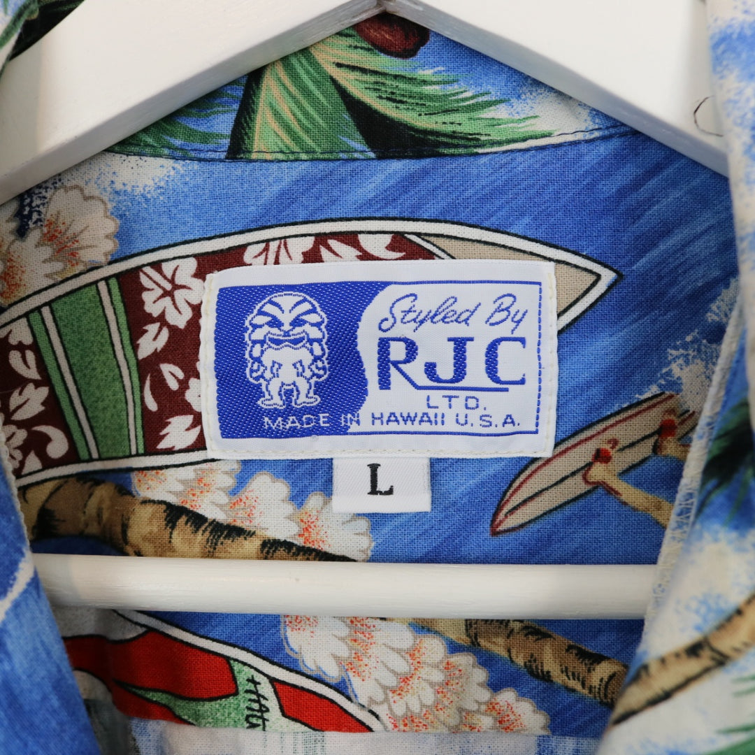 Vintage 90's RJC Hawaiian Short Sleeve Button Up - L-NEWLIFE Clothing