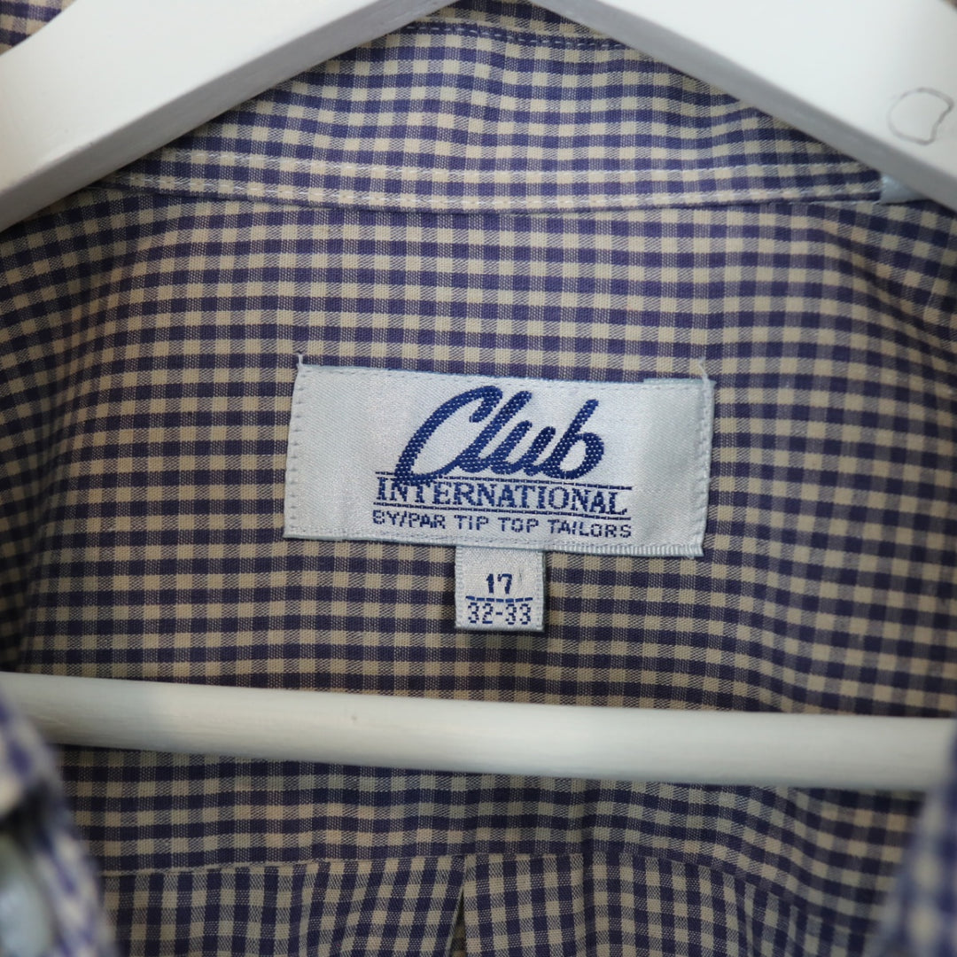 Vintage 80's Club Internatonal Plaid Button Up - XL-NEWLIFE Clothing