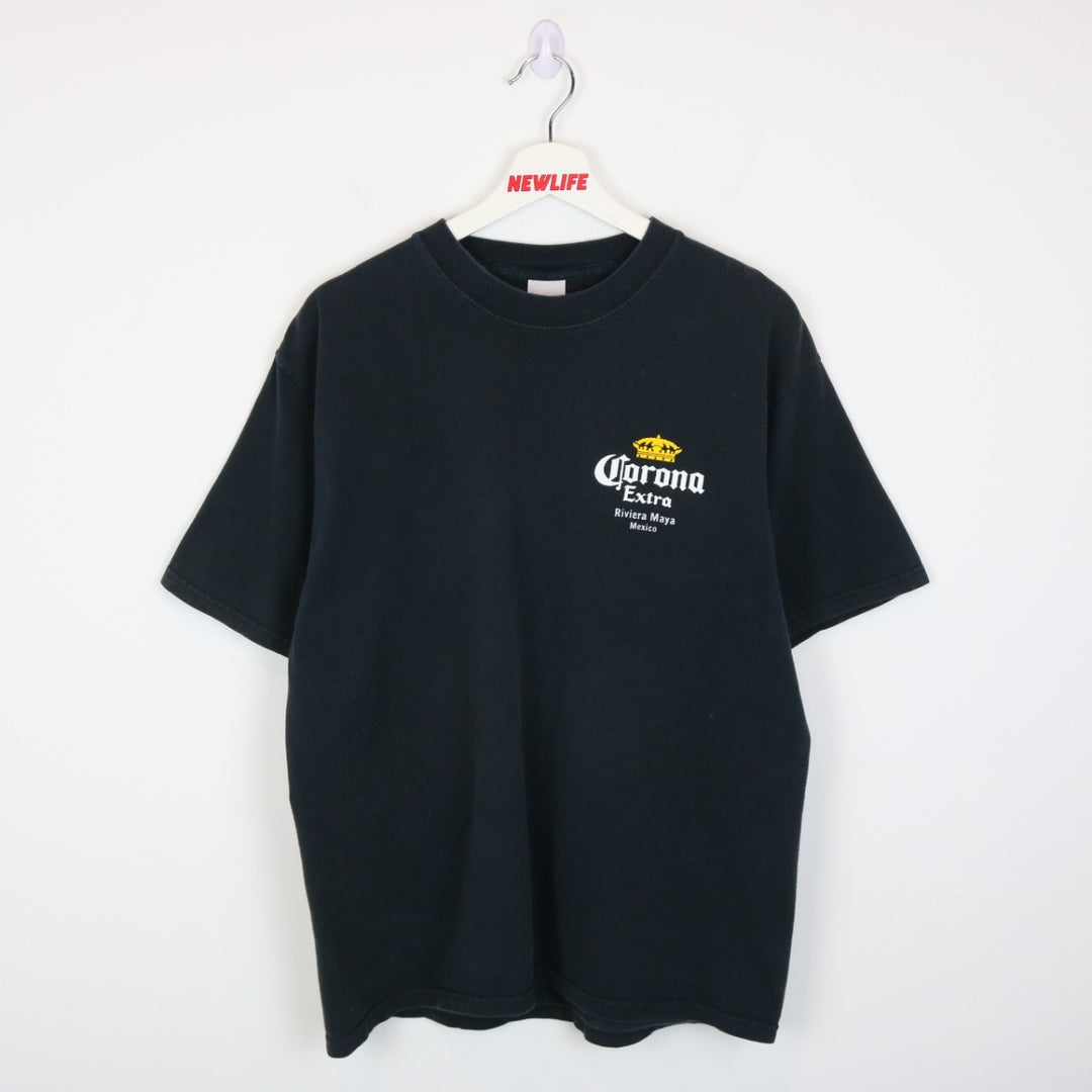 Vintage 00's Corona Beer Tee - L-NEWLIFE Clothing